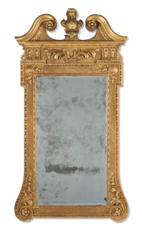 A GEORGE II GILTWOOD AND GILT-GESSO MIRROR - photo 1