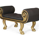 A PAIR OF GEORGE IV GILTWOOD AND BRONZED WINDOW BENCHES - photo 2