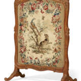 A LOUIS XV BEECHWOOD AND AUBUSSON TAPESTRY FIRE SCREEN - Foto 1