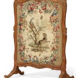 A LOUIS XV BEECHWOOD AND AUBUSSON TAPESTRY FIRE SCREEN - Prix ​​des enchères