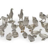 AN ASSEMBLED GROUP OF TWENTY-THREE SILVER FIGURAL CASTERS - фото 1
