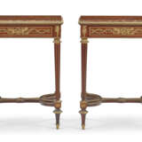 A PAIR OF FRENCH ORMOLU-MOUNTED THUYA AND AMARANTH SIDE TABLES - фото 5