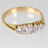 antiker Brillant Ring - Gelbgold 585 - фото 1