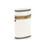 A JEWELED AND GUILLOCHÉ ENAMEL GOLD-MOUNTED SILVER-GILT CIGARETTE CASE - Foto 3