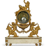 A LOUIS XVI ORMOLU AND WHITE MARBLE MANTEL CLOCK ('PENDULE A LA BACCHANTE') - photo 4