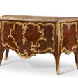 A FRENCH ORMOLU-MOUNTED MAHOGANY, BOIS SATINE, KINGWOOD AND BOIS-DE-BOUT MARQUETRY COMMODE - Auction archive