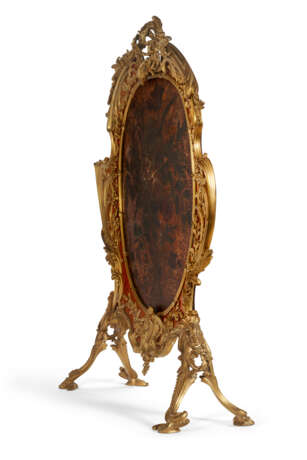 A FRENCH ORMOLU AND TULIPWOOD FIRE SCREEN - photo 3