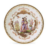 A MEISSEN PORCELAIN CHINOISERIE COFFEE-POT, A COVER AND A TEABOWL AND SAUCER - photo 9