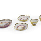 A GROUP OF MEISSEN PORCELAIN COLORED-GROUND WARES - photo 2