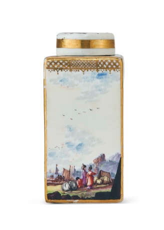 A MEISSEN PORCELAIN TEA CADDY AND COVER - фото 3