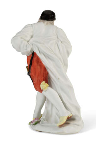 A MEISSEN PORCELAIN COMMEDIA DELL'ARTE FIGURE OF PANTALONE, FORMERLY IN THE ROCKEFELLER COLLECTION - фото 3