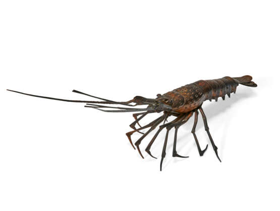 A GROUP OF FOUR BRONZE MODELS OF CRUSTACEANS - Foto 7
