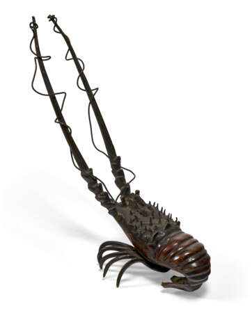 A GROUP OF FOUR BRONZE MODELS OF CRUSTACEANS - фото 12
