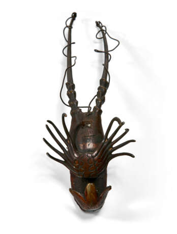 A GROUP OF FOUR BRONZE MODELS OF CRUSTACEANS - фото 17