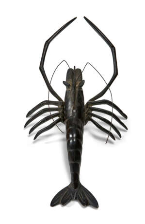 A GROUP OF FOUR BRONZE MODELS OF CRUSTACEANS - фото 23