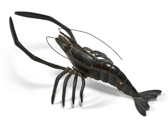 A GROUP OF FOUR BRONZE MODELS OF CRUSTACEANS - Foto 25