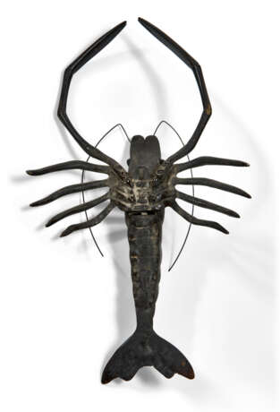 A GROUP OF FOUR BRONZE MODELS OF CRUSTACEANS - фото 26