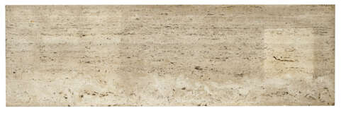 A TRAVERTINE MARBLE AND BRONZE SIDE TABLE - фото 5