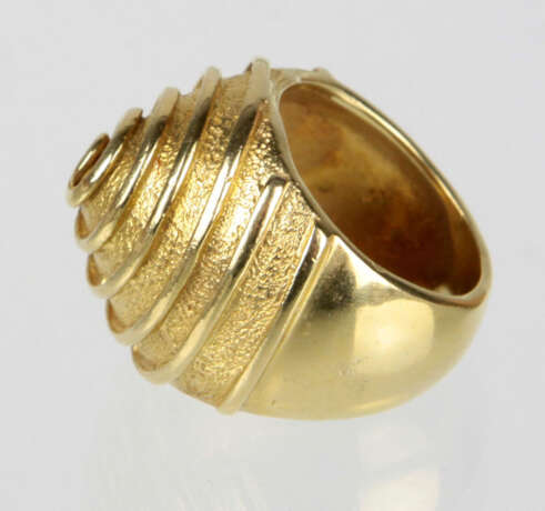vergoldeter Silber Ring - фото 1