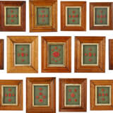 A GROUP OF THIRTEEN FRAMED SETS OF INTAGLIO SEALS AND MOLDS - фото 1