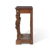 A FRENCH MALACHITE-INSET CARVED WALNUT CONSOLE TABLE - Foto 5