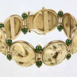 antikes Jade Schnitzerei Armband - Gelbgold 585 - Foto 1