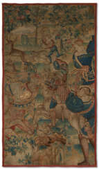 A FRANCO-FLEMISH HUNTING TAPESTRY FRAGMENT