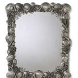 A PAIR OF ITALIAN SILVER-PLATED SHELL-FORM MIRRORS - photo 1