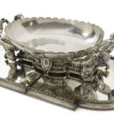 A LARGE FRENCH ELECTROPLATED CENTERPIECE AND PLATEAU - photo 1