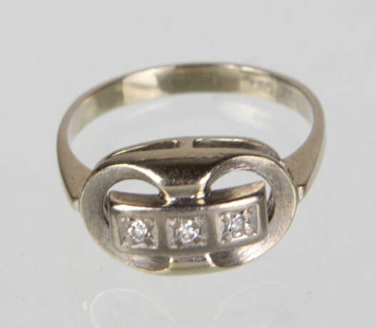 Brillant Ring - Weissgold 585 - фото 1