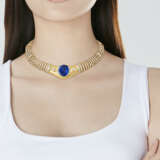 SAPPHIRE AND DIAMOND NECKLACE - фото 2