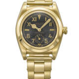 ROLEX. A RARE AND HIGHLY ATTRACTIVE 18K GOLD AUTOMATIC WRISTWATCH WITH CALIFORNIA DIAL AND BRACELET - Foto 1