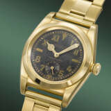 ROLEX. A RARE AND HIGHLY ATTRACTIVE 18K GOLD AUTOMATIC WRISTWATCH WITH CALIFORNIA DIAL AND BRACELET - photo 2