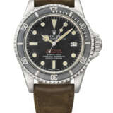 ROLEX. A RARE STAINLESS STEEL AUTOMATIC WRISTWATCH WITH SWEEP CENTRE SECONDS, GAS ESCAPE VALVE AND DATE - фото 1