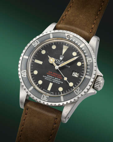 ROLEX. A RARE STAINLESS STEEL AUTOMATIC WRISTWATCH WITH SWEEP CENTRE SECONDS, GAS ESCAPE VALVE AND DATE - photo 2