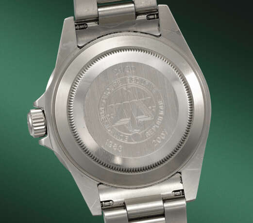 ROLEX. A RARE STAINLESS STEEL LIMITED EDITION AUTOMATIC WRISTWATCH WITH SWEEP CENTRE SECONDS, DATE AND BRACELET, MADE FOR GROUPE SECURITE PRESIDENCE REPUBLIQUE - photo 3