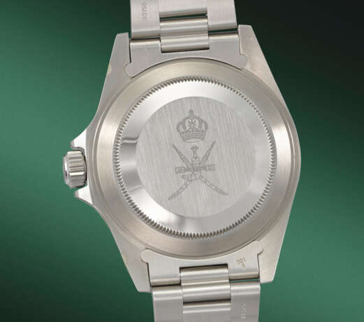 ROLEX. A RARE STAINLESS STEEL AUTOMATIC WRISTWATCH WITH SWEEP CENTRE SECONDS AND BRACELET, MADE FOR THE SULTANATE OF OMAN - фото 3