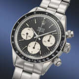 ROLEX. A SOUGHT-AFTER STAINLESS STEEL CHRONOGRAPH WRISTWATCH WITH BRACELET - photo 2