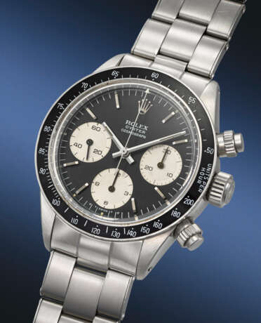 ROLEX. A SOUGHT-AFTER STAINLESS STEEL CHRONOGRAPH WRISTWATCH WITH BRACELET - Foto 2