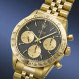 ROLEX. AN EXTREMELY RARE AND SOUGHT-AFTER 18K GOLD CHRONOGRAPH WRISTWATCH WITH BRACELET - photo 2