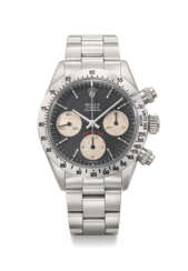 ROLEX. AN ATTRACTIVE STAINLESS STEEL CHRONOGRAPH WRISTWATCH WITH BRACELET