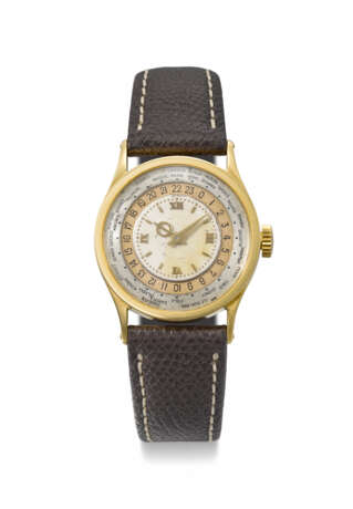 PATEK PHILIPPE. A HISTORICALLY IMPORTANT AND EXCEEDINGLY EARLY 18K GOLD WORLD TIME WRISTWATCH, ONE OF ONLY TWO KNOWN WORLD TIME REFERENCE 96 - photo 1