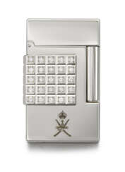 DUPONT. A RARE AND ATTRACTIVE PLATINUM DIAMOND-SET LIMITED EDITION LIGHTER, MADE FOR THE SULTANATE OF OMAN