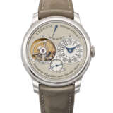 F.P. JOURNE. A RARE AND COVETED PLATINUM TOURBILLON WRISTWATCH WITH POWER RESERVE AND DEAD BEAT SECONDS - Foto 1