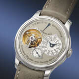 F.P. JOURNE. A RARE AND COVETED PLATINUM TOURBILLON WRISTWATCH WITH POWER RESERVE AND DEAD BEAT SECONDS - photo 2