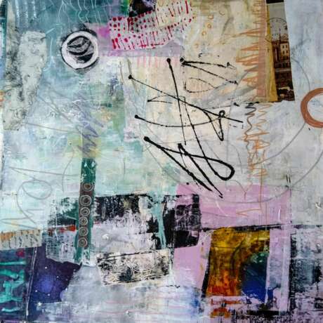 Unwavering Love Set aus 2 Stk. Collage Collage Abstrakte Kunst contemporary abstract Russland 2023 - Foto 1