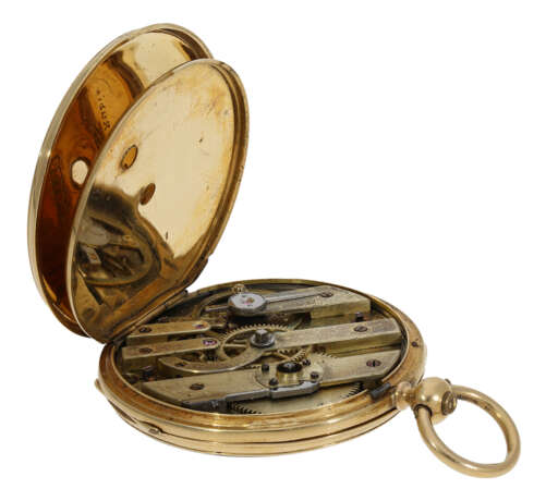 Taschenuhr: frühe Damenuhr mit Schlüsselaufzug, Pa… - фото 4