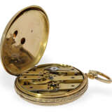Taschenuhr: exquisite Gold/Emaille-Damensavonette… - фото 6