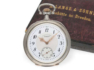 Große A. Lange & Söhne Taschenuhr mit Originalbox,…