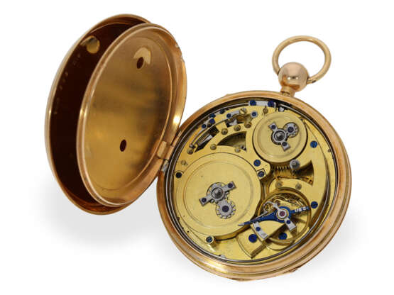 Taschenuhr: große goldene Clockwatch mit Grande So… - photo 2